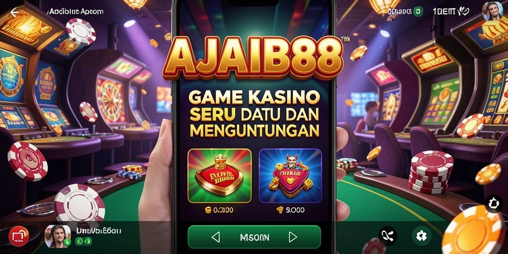 Tampilan gameplay menarik dari AJAIB88 dengan fitur Kasino yang lengkap.