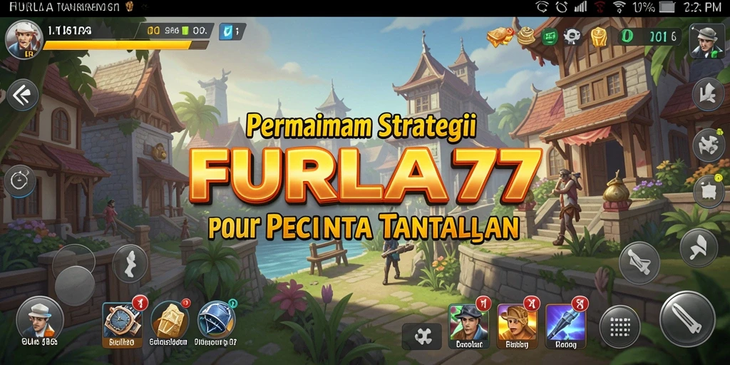 Tampilan gameplay FURLA77 menunjukkan aksi seru dalam merancang strategi.