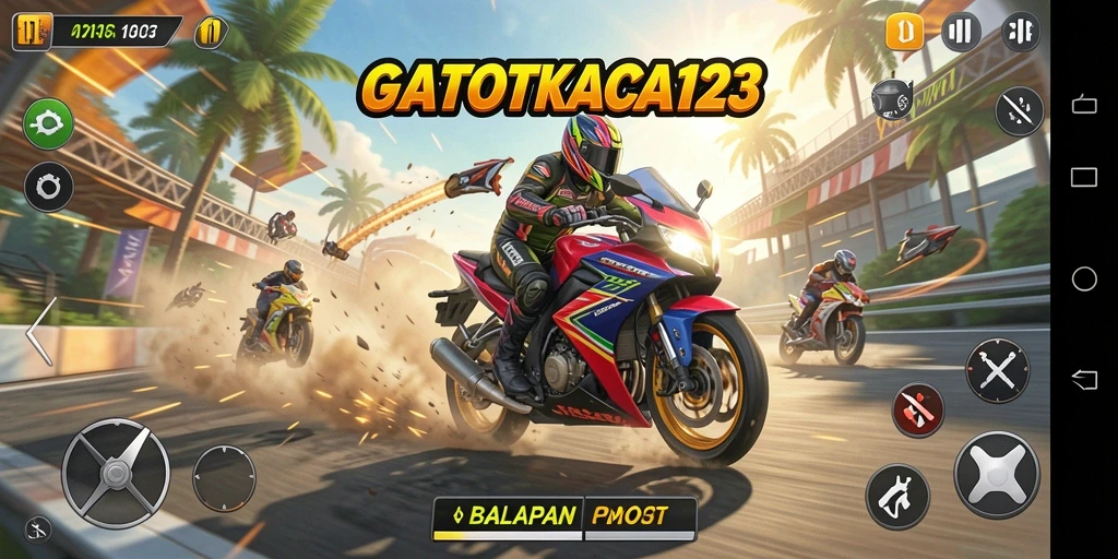 Gameplay mendebarkan GATOTKACA123 dengan grafis yang menakjubkan.