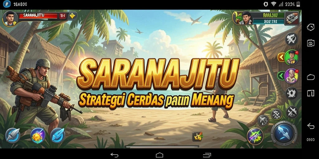 Tampilan gameplay <strong>SARANAJITU</strong> yang menantang dan menarik.