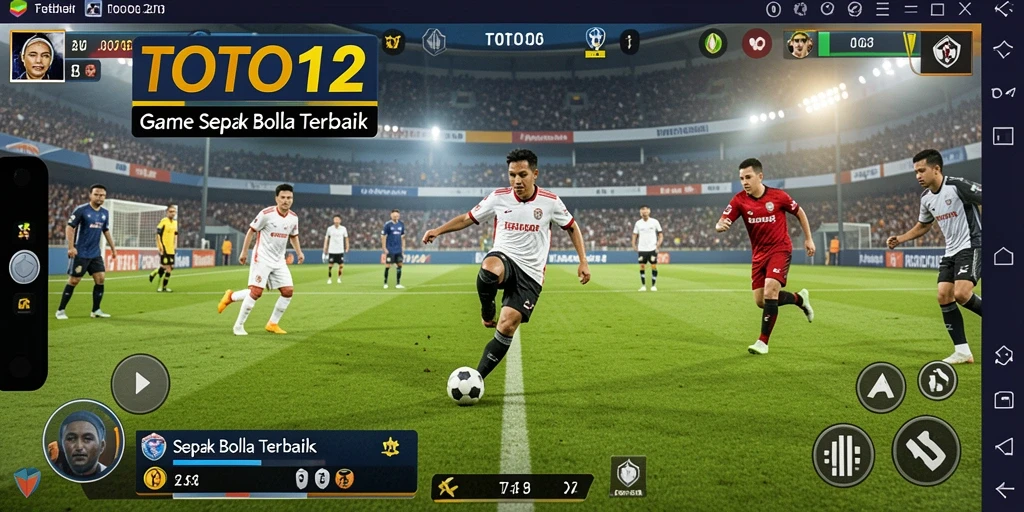 Tangkapan layar TOTO12 menampilkan pertandingan sepak bola yang seru dan mendebarkan.